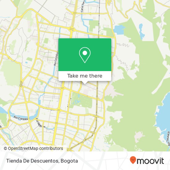 Mapa de Tienda De Descuentos