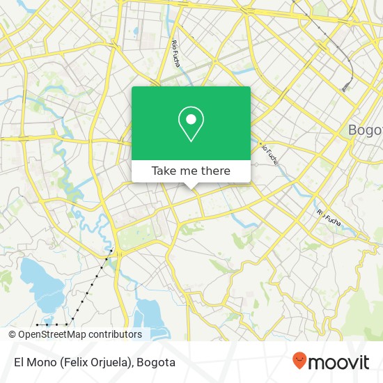 El Mono (Felix Orjuela) map