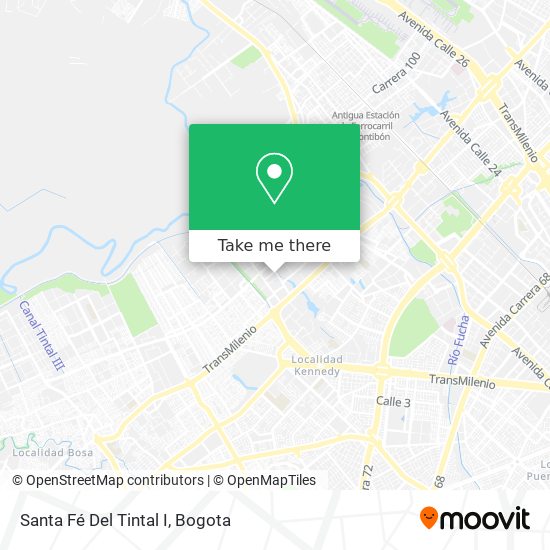Santa Fé Del Tintal I map