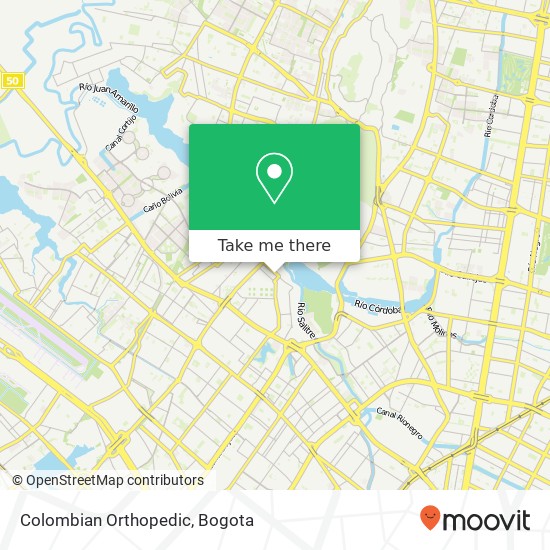 Colombian Orthopedic map