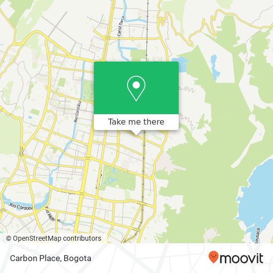 Carbon Place map