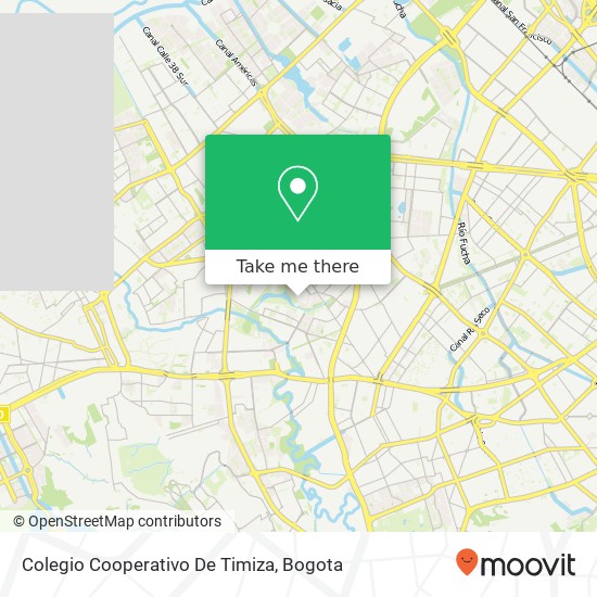 Mapa de Colegio Cooperativo De Timiza