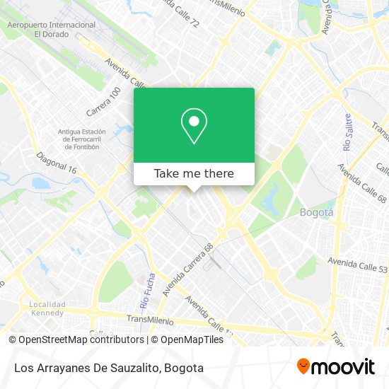 Los Arrayanes De Sauzalito map