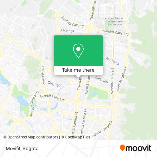 Movifit map