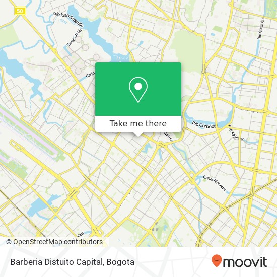 Barberia Distuito Capital map