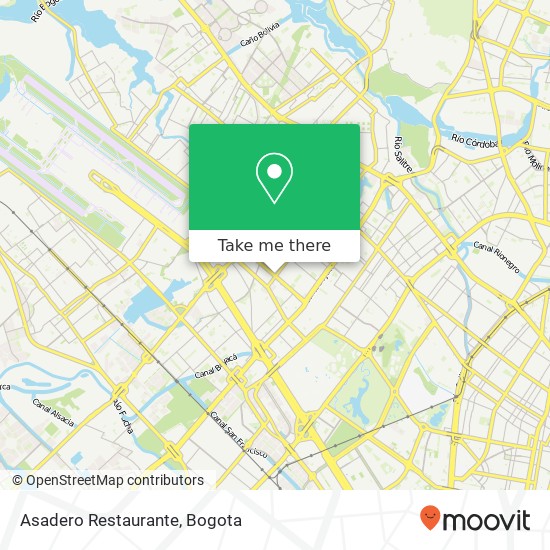 Asadero Restaurante map