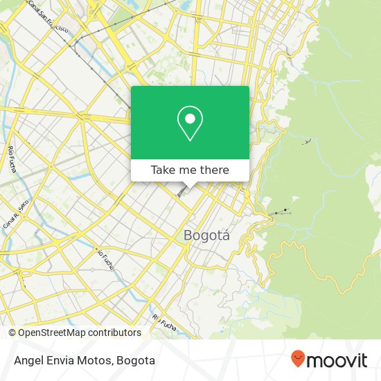 Mapa de Angel Envia Motos