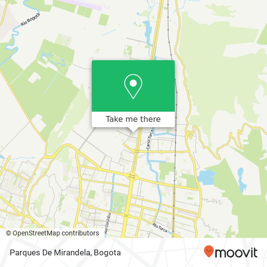 Parques De Mirandela map