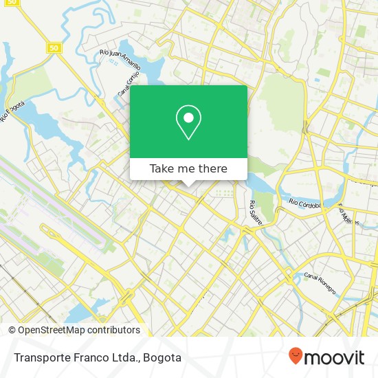 Transporte Franco Ltda. map