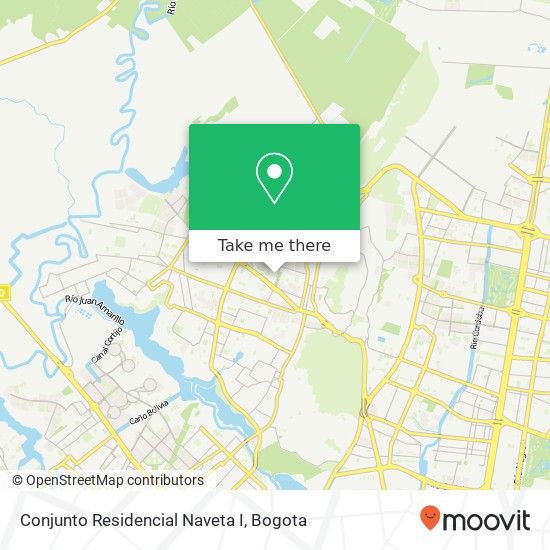 Mapa de Conjunto Residencial Naveta I