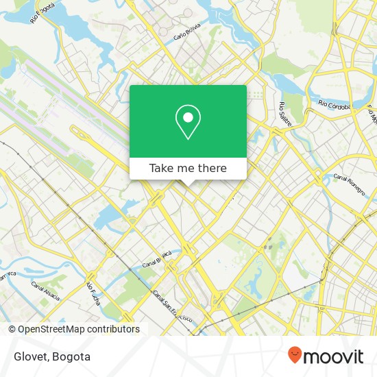 Glovet map