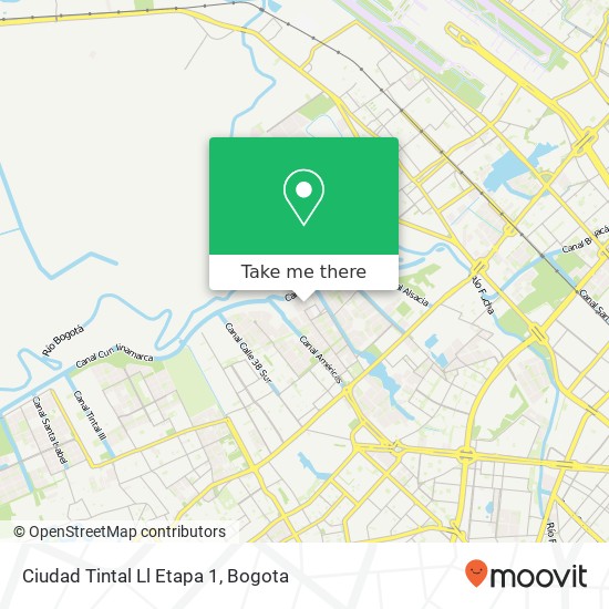 Ciudad Tintal Ll Etapa 1 map