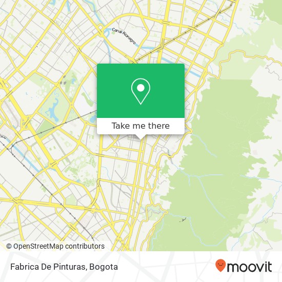 Fabrica De Pinturas map