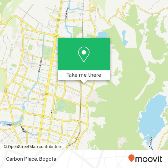 Carbon Place map