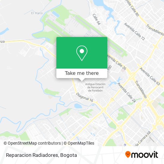 Mapa de Reparacion Radiadores