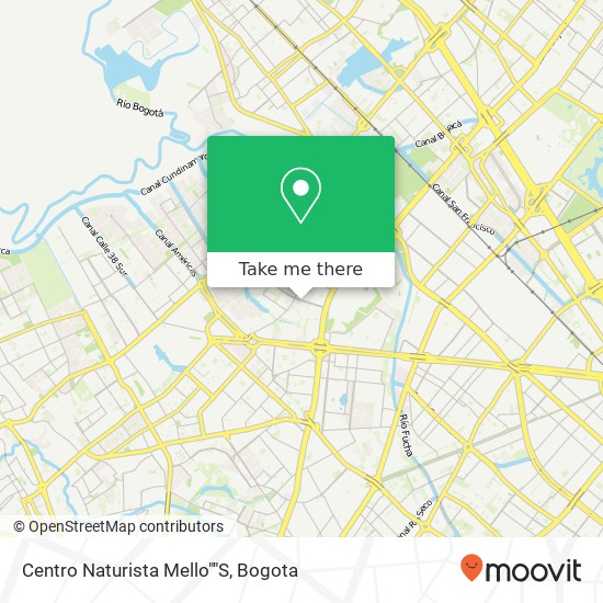Centro Naturista Mello""S map