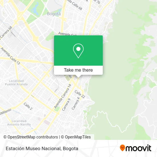 Estación Museo Nacional map
