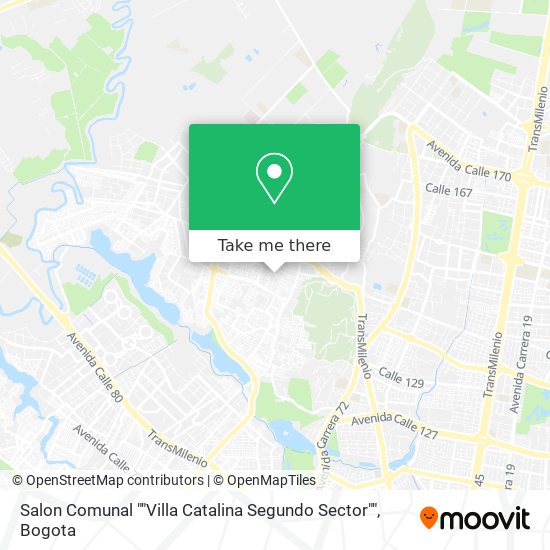 Salon Comunal ""Villa Catalina Segundo Sector"" map