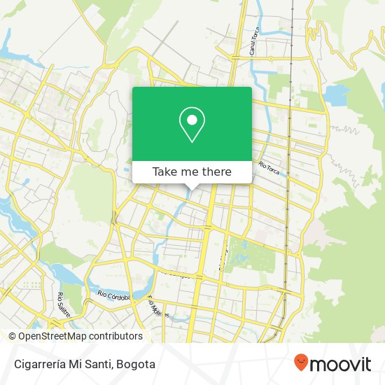 Cigarrería Mi Santi map