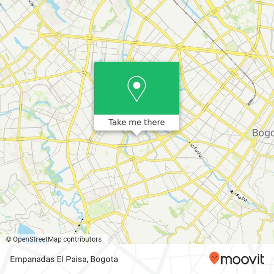 Empanadas El Paisa map