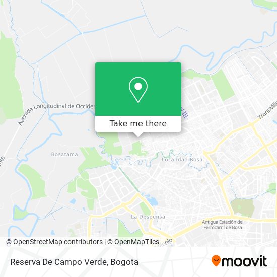 Reserva De Campo Verde map