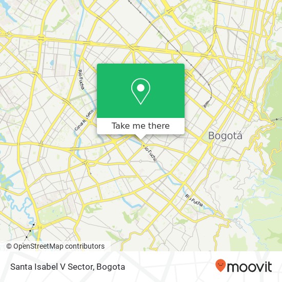 Santa Isabel V Sector map