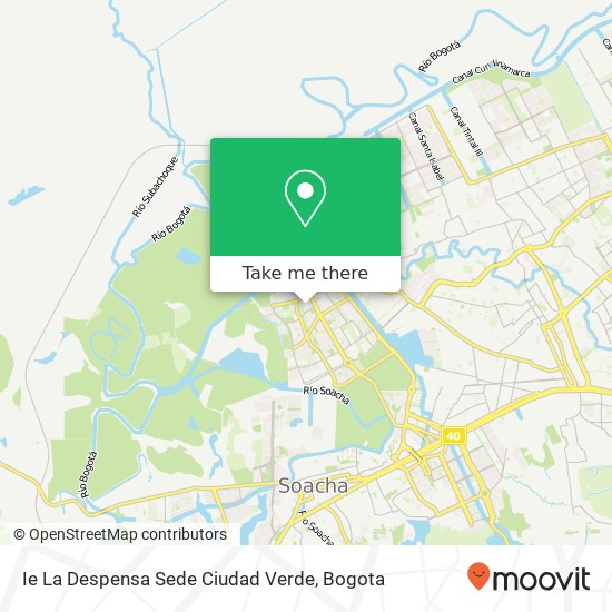 Ie La Despensa Sede Ciudad Verde map