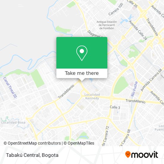 Mapa de Tabakú Central