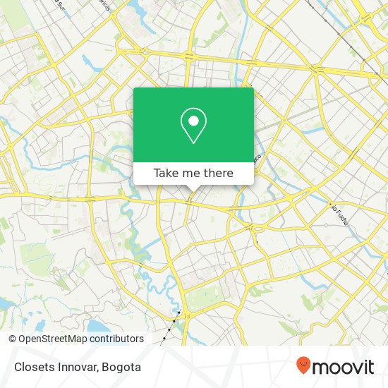Closets Innovar map