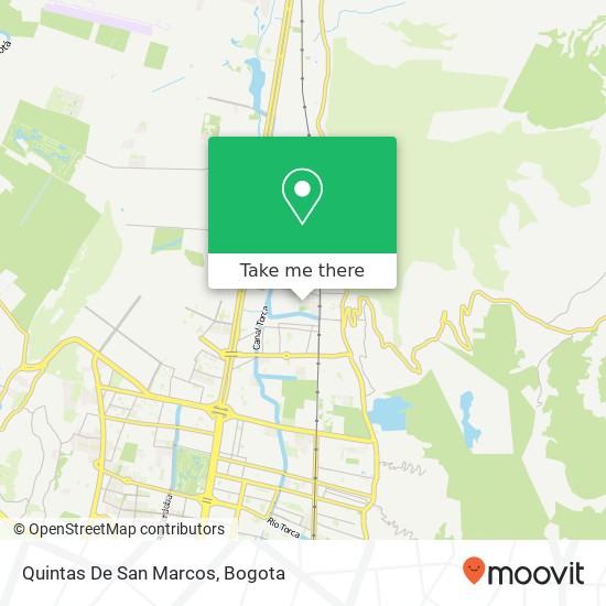 Quintas De San Marcos map