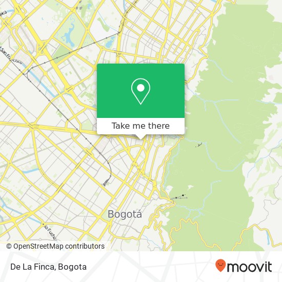 De La Finca map