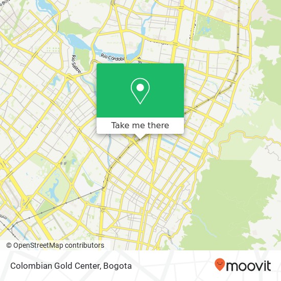 Colombian Gold Center map