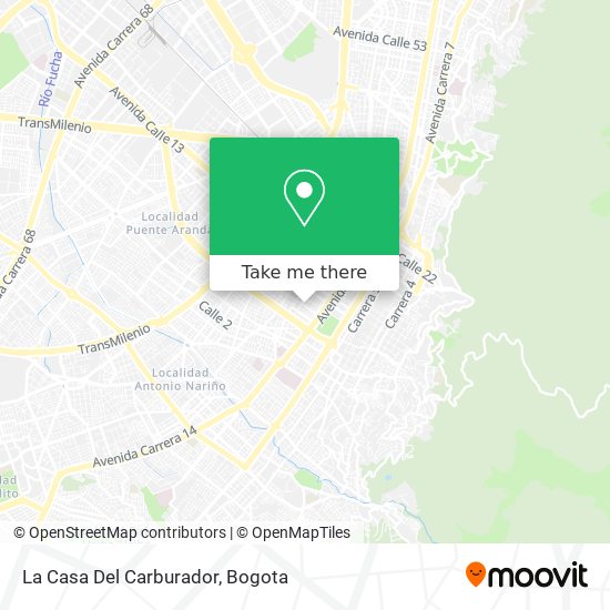 Mapa de La Casa Del Carburador