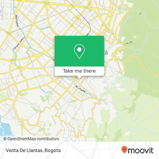 Venta De Llantas map