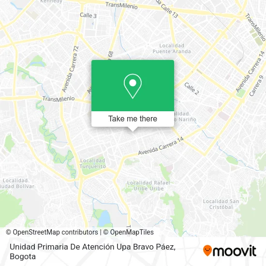 Unidad Primaria De Atención Upa Bravo Páez map