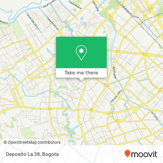 Mapa de Deposito La 38