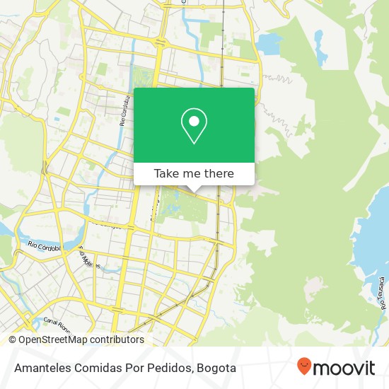 Amanteles Comidas Por Pedidos map