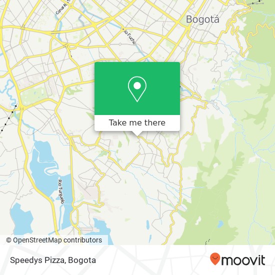 Speedys Pizza map