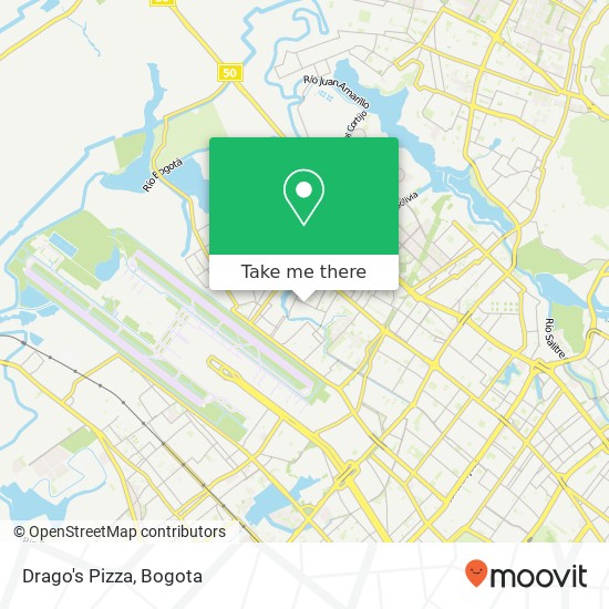 Drago's Pizza map