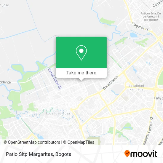 Mapa de Patio Sitp Margaritas