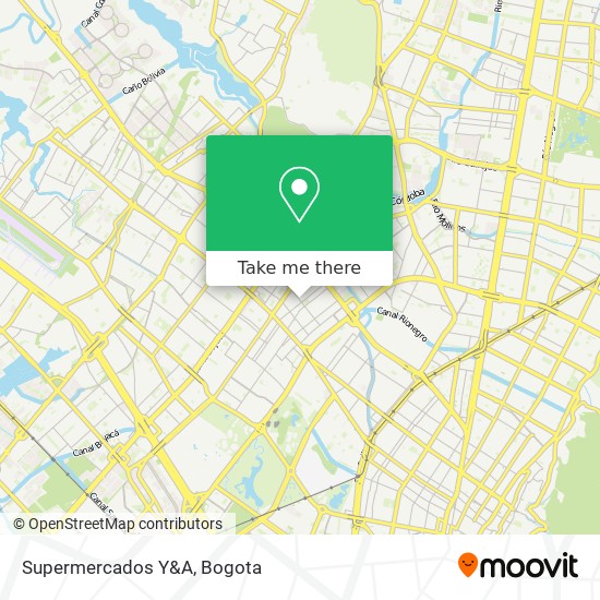 Supermercados Y&A map