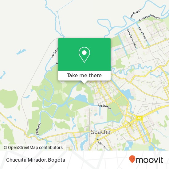 Chucuita Mirador map