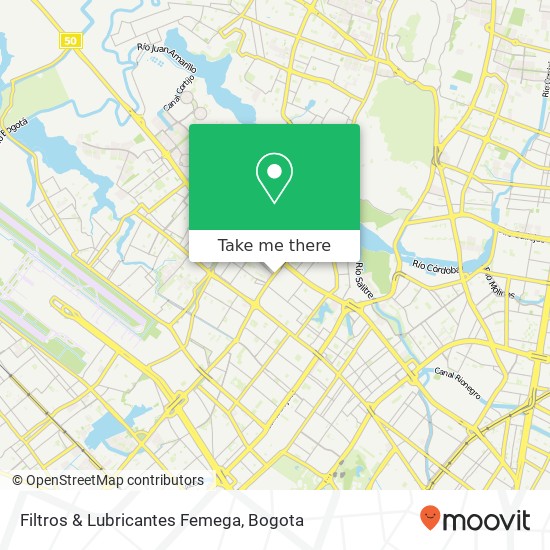 Filtros & Lubricantes Femega map
