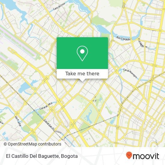 El Castillo Del Baguette map