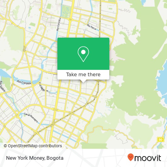New York Money map