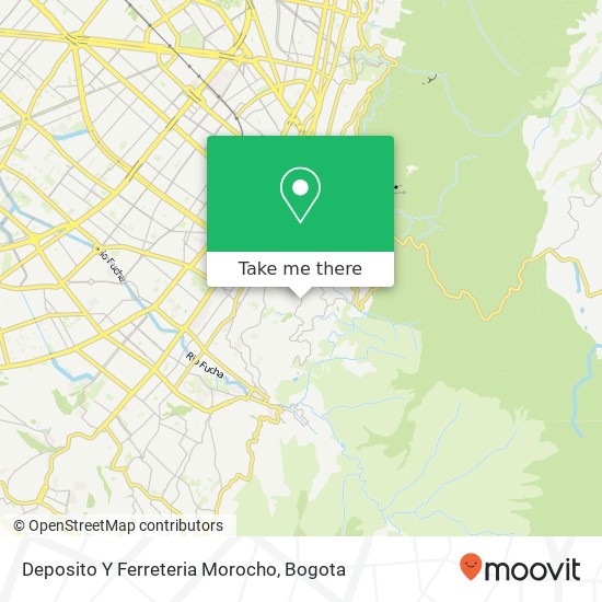 Mapa de Deposito Y Ferreteria Morocho