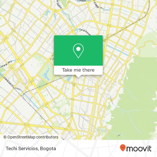 Techi Servicios map