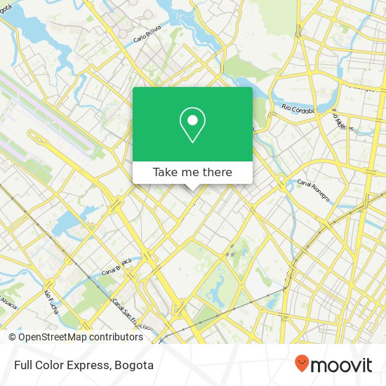 Mapa de Full Color Express