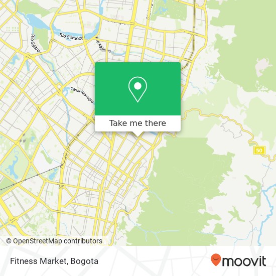 Fitness Market map