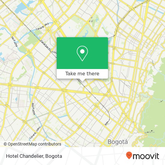 Hotel Chandelier map